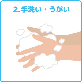 2.手洗い・うがい